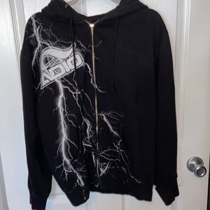 Men’s Adio Go Skate! Hoodie, Zip at the Front, Size Small